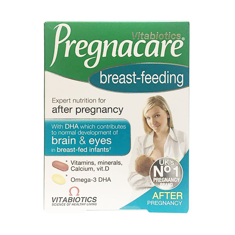 Vitamins mẹ cho con bú Vitabiotics Pregnacare Breast-feeding