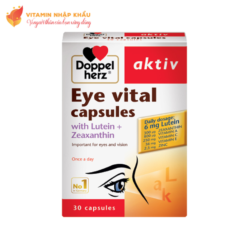 Viên uống bổ mắt Doppelherz Eye Vital Capsules