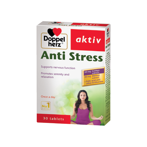 Viên uống giảm stress Doppelherz Anti Stress thương hiệu số 1 nước Đức