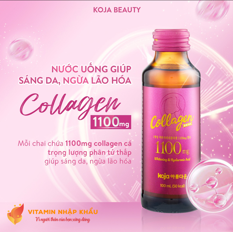 Nước uống Koja Collagen Beauty Drink 1100mg