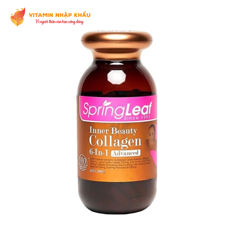 Viên uống SpringLeaf Collagen 6-in-1 (60 viên)