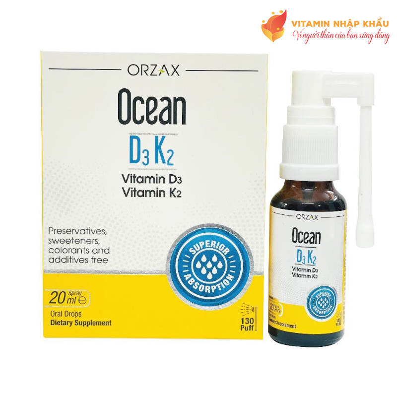 Thực phẩm bảo vệ sức khỏe: OCEAN D3K2