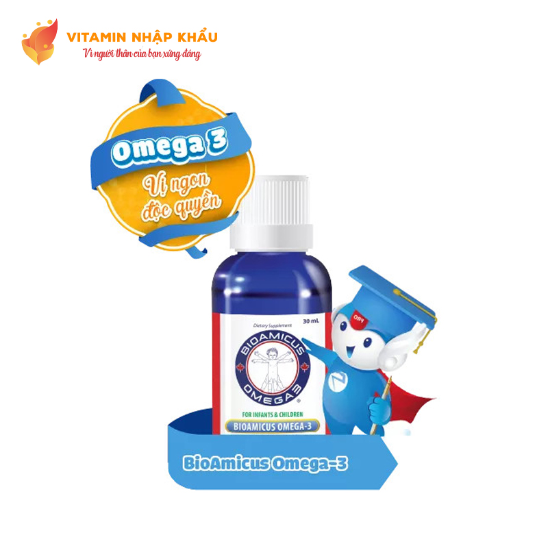 BIOAMICUS OMEGA 3 – Vị ngon độc quyền