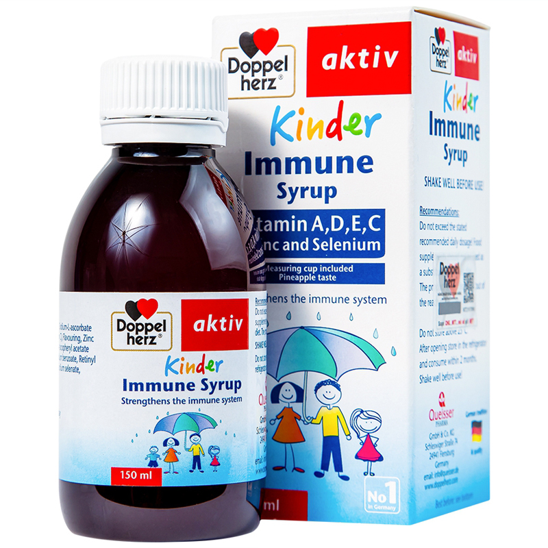 Tăng đề kháng cho trẻ Doppelherz Kinder Immune 150ml