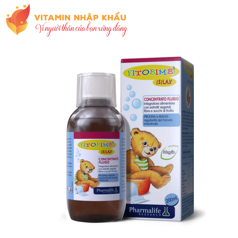 Siro giảm nguy cơ táo bón cho trẻ nhỏ Fitobimbi Isilax