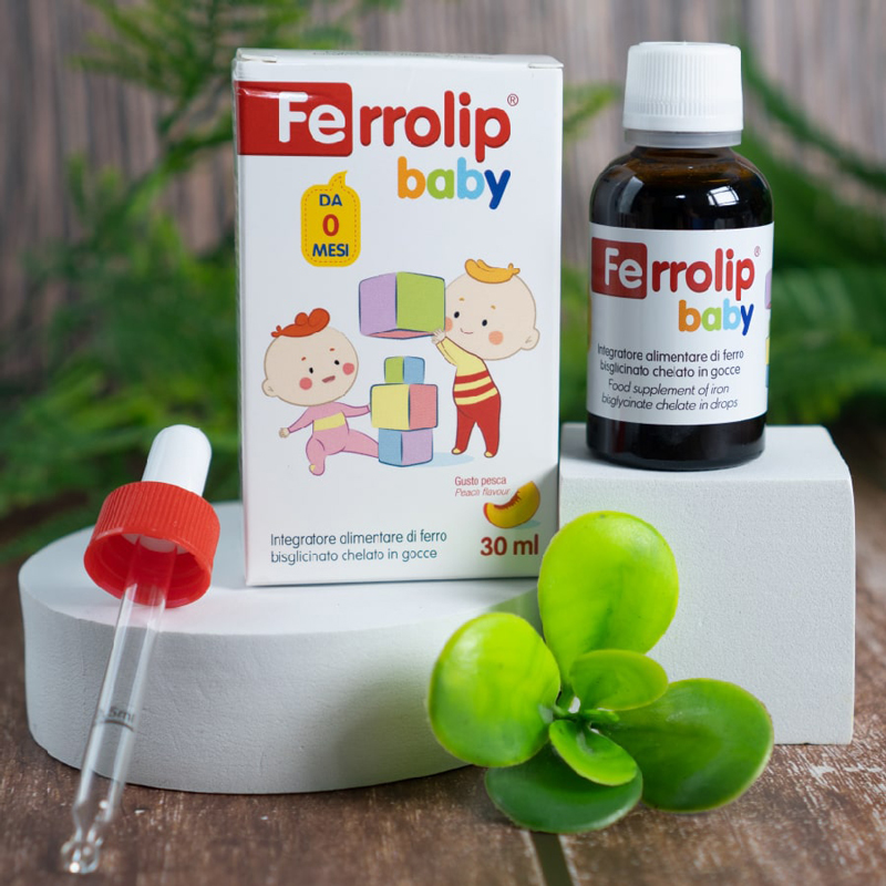 Sắt hữu cơ cho bé - Ferrolip Baby được chuyên gia khuyên dùng