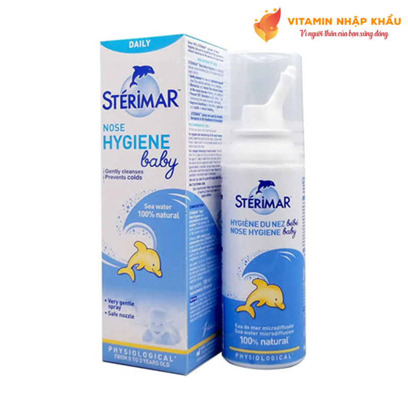 Dung dịch xịt mũi Sterimar Nose Hygiene Baby (50ml)
