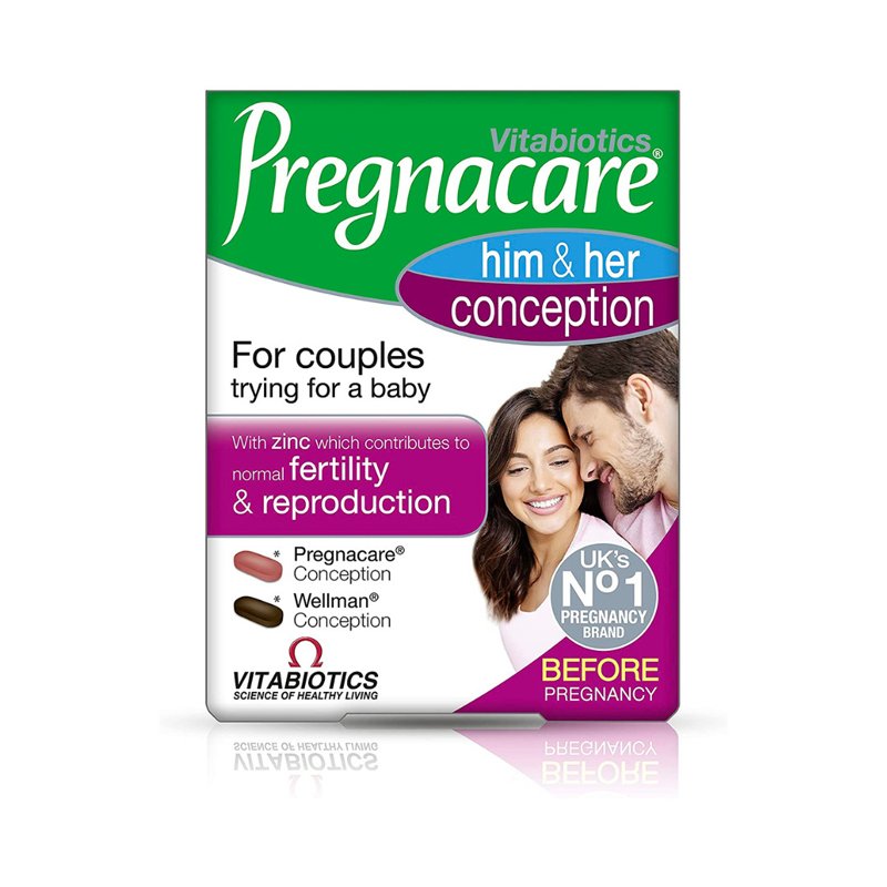 Viên uống hỗ trợ tăng khả năng thụ thai - Pregnacare him & her conception