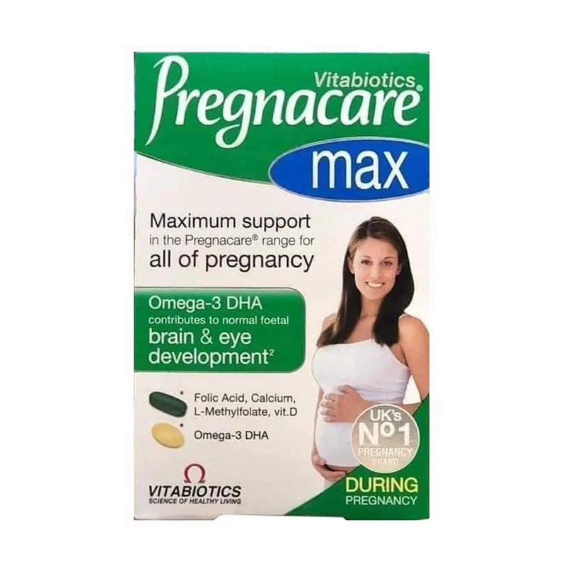 Viên uống bổ bầu Vitabiotics Pregnacare Max số 1 Anh Quốc(hộp 84 viên)
