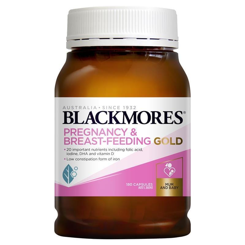 Viên uống bổ bầu Blackmores Pregnancy And Breast Feeding Gold