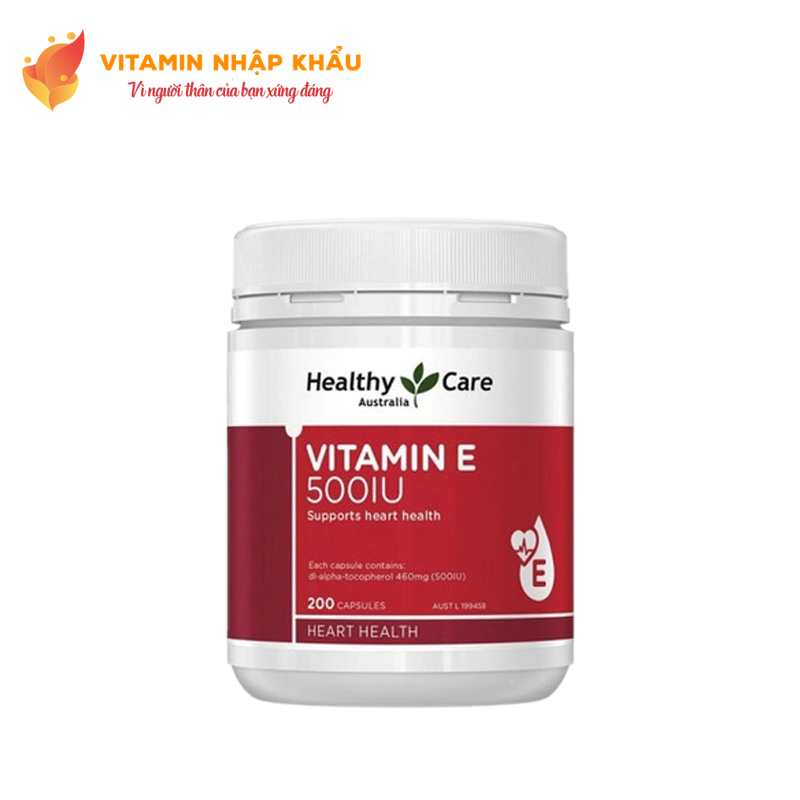 Viên uống Vitamin E Healthy Care 500IU Úc