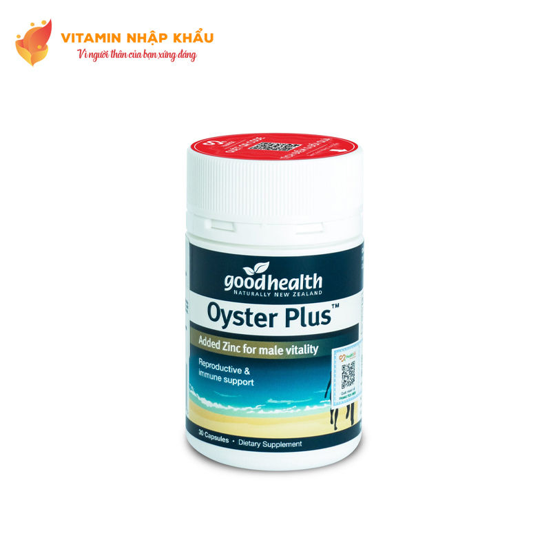 Tăng cường sinh lý nam tinh chất hàu Goodhealth Oyster Plus 30 viên