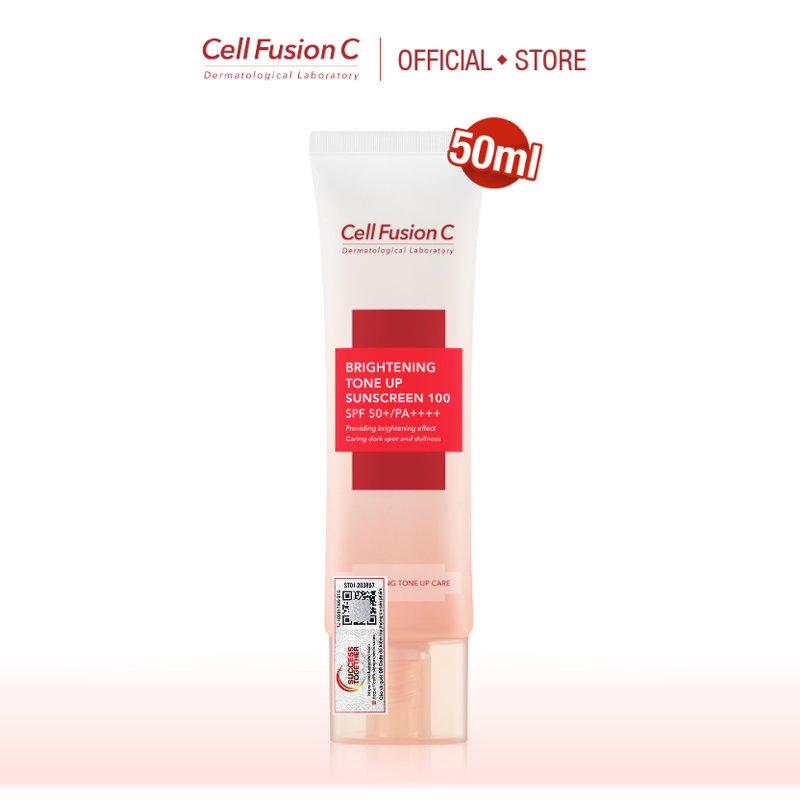 Kem chống nắng bật tone da BRIGHTENING TONE UP SUNSCREEN 100 SPF 50+/PA++++ 50ml