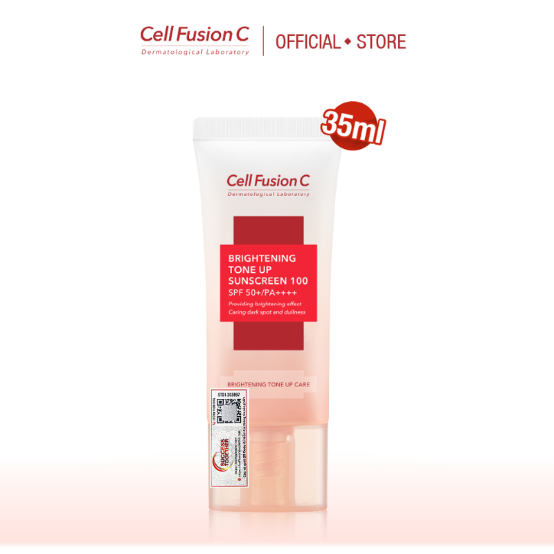 Kem chống nắng bật tone da BRIGHTENING TONE UP SUNSCREEN 100 SPF 50+/PA++++ 35ml