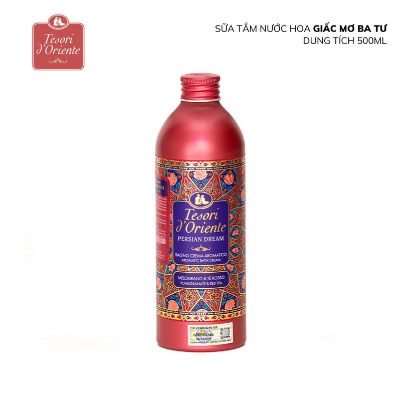 Sữa tắm hương nước hoa Ý Tesori d’Oriente Giâc mơ Ba Tư 500ml