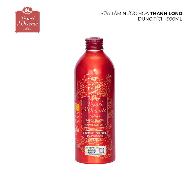 Sữa tắm nước hoa Ý Tesori d’Oriente Hoa Thanh Long (Rồng đỏ) 500ml