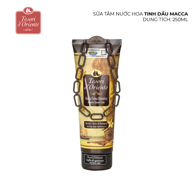 Sữa tắm nước hoa Tesori d’Oriente Tinh dầu Macca 250ml