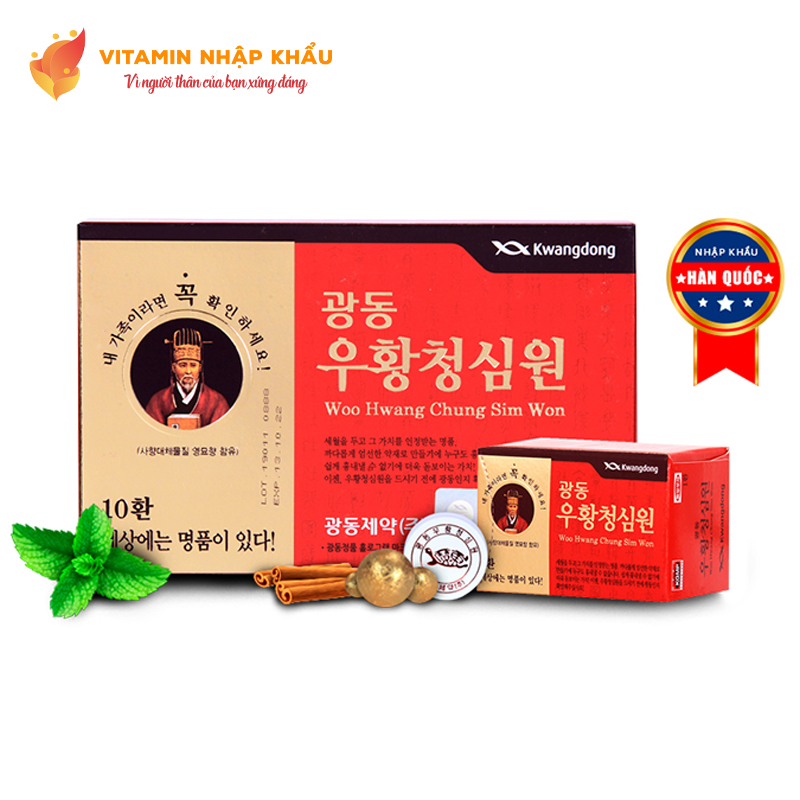 An Cung Hàn Quốc Vũ Hoàng Thanh Tâm KwangDong hộp 10 viên