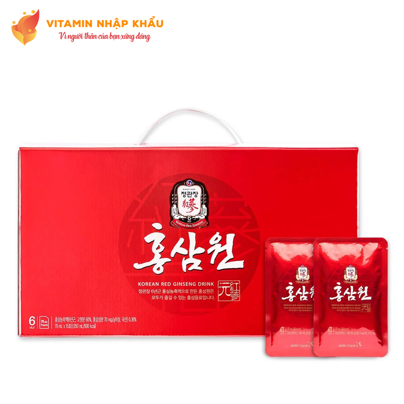 Hộp 15 Gói Nước Hồng Sâm Won KGC Cheong Kwan Jang (30 gói x 70ml)