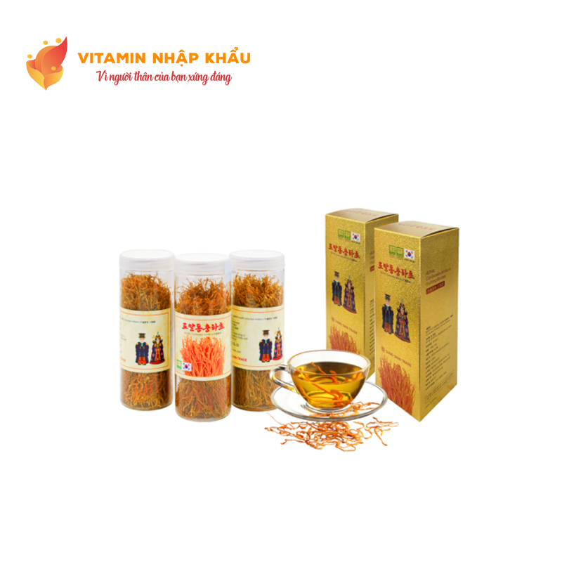 Nấm đông trùng hạ thảo sấy khô 100g/lọ