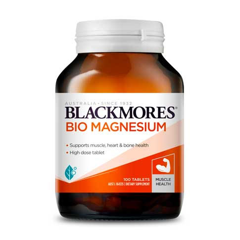 Viên uống giảm chuột rút Blackmores Bio Magnesium