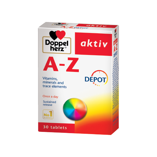 Vitamin tổng hợp tăng đề kháng Doppelherz A-Z Depot (30 viên)