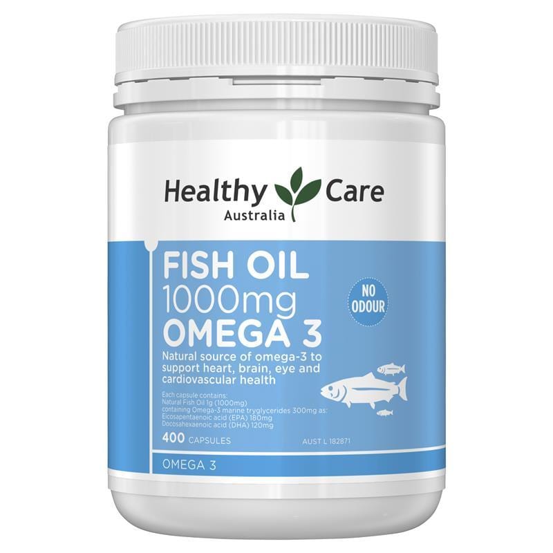 Viên uống dầu Cá Healthy Care Fish Oil 1000mg Omega 3