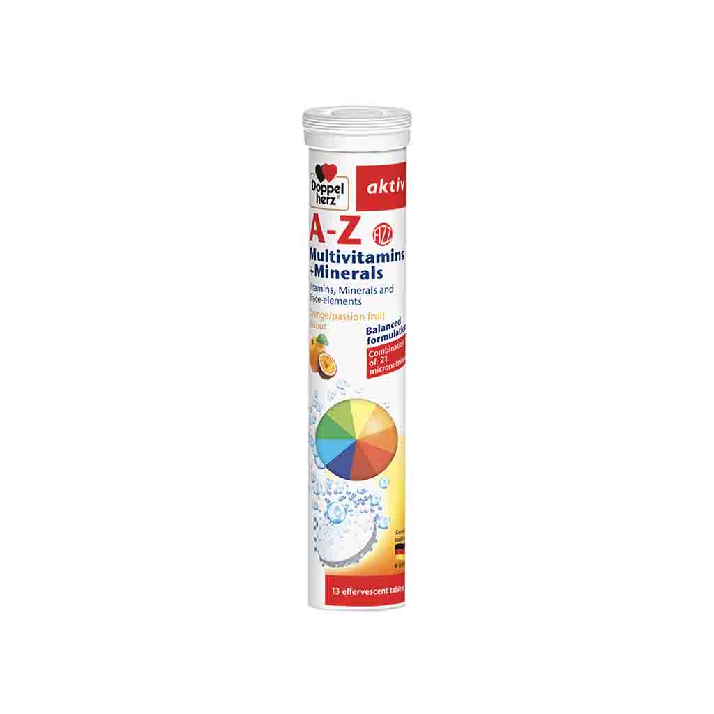 Viên uống tăng đề kháng Doppelherz A-Z Fizz thương hiệu số 1 nước Đức