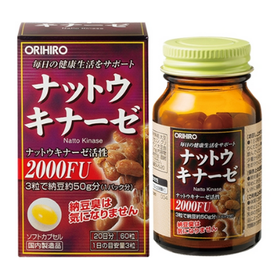 Viên uống hỗ trợ điều trị tai biến Orihiro  Nattokinase 2000FU