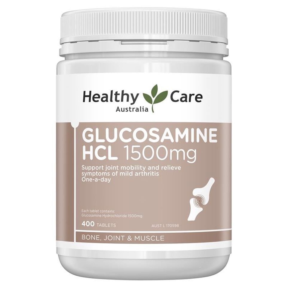 Viên uống bổ xương khớp Healthy Care Glucosamine HCL 1500mg
