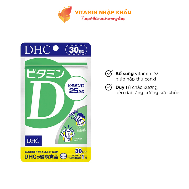 Thực phẩm bảo vệ sức khỏe DHC Vitamin D