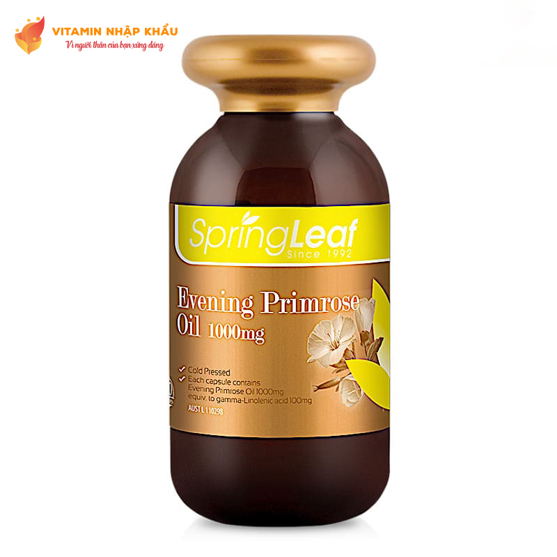 Tinh dầu hoa anh thảo SpringLeaf Evening Primrose Oil 1000mg (90 viên)