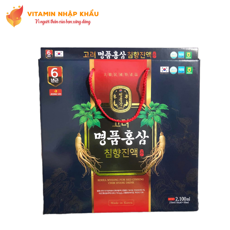 Nước Hồng Sâm Trầm Hương Jeong Moon Kang -Jeongsim