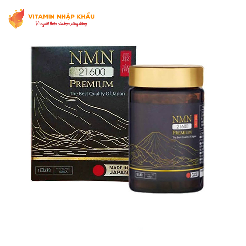 Viên uống NMN 21600 Premium Nhật Bản (60 viên)